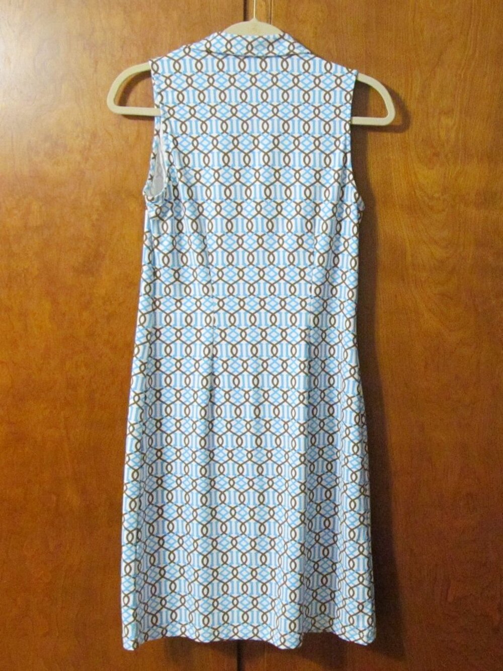 J. McLaughlin Sleeveless Geometric Print Shift Dress - Size XS - Picture 4 of 7
